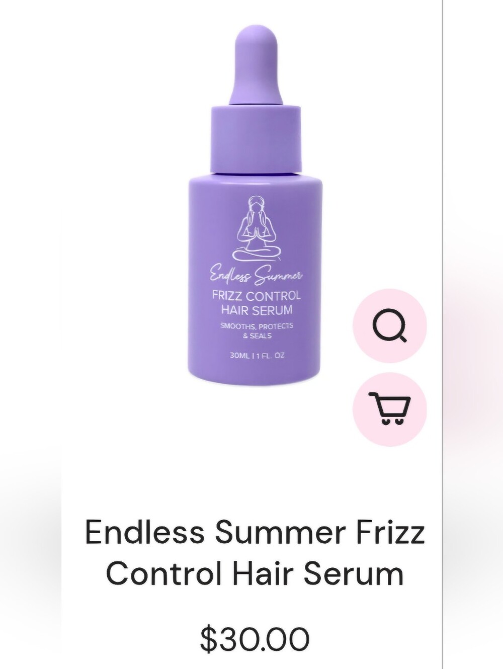 Karma Beauty Hair Frizz Contol Serum
